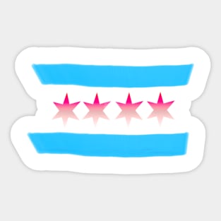 Chicago Flag 1 Sticker